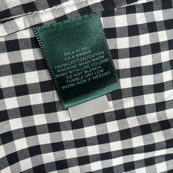 Lauren Ralph Lauren Gingham Bell Sleeve Top - Picture 7 of 7